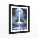 Caverna con cascada - DIEGO D L | Cuadro decorativo de Canvas Lab