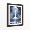 Caverna con cascada - DIEGO D L | Cuadro decorativo de Canvas Lab