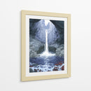 Caverna con cascada - DIEGO D L | Cuadro decorativo de Canvas Lab