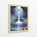 Caverna con cascada - DIEGO D L | Cuadro decorativo de Canvas Lab