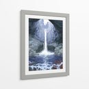 Caverna con cascada - DIEGO D L | Cuadro decorativo de Canvas Lab