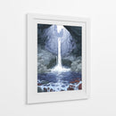 Caverna con cascada - DIEGO D L | Cuadro decorativo de Canvas Lab
