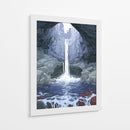 Caverna con cascada - DIEGO D L | Cuadro decorativo de Canvas Lab