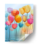 Tulipanes cristalinos - DIEGO D L | Cuadro decorativo de Canvas Lab
