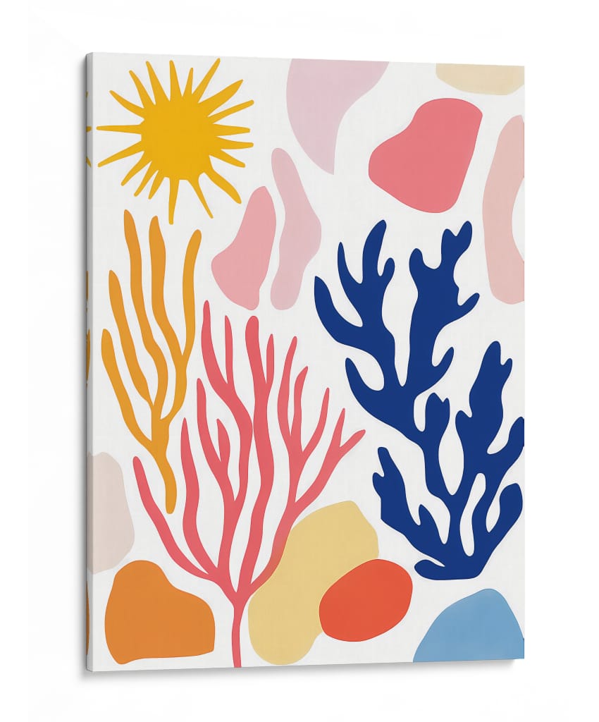 Coral Azul - Dav Madrid | Cuadro decorativo de Canvas Lab