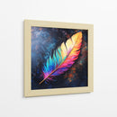 Pluma Colorida - Dav Madrid | Cuadro decorativo de Canvas Lab