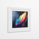 Pluma Colorida - Dav Madrid | Cuadro decorativo de Canvas Lab