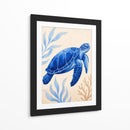 Tortuga Set de baño 1 - Dav Madrid | Cuadro decorativo de Canvas Lab