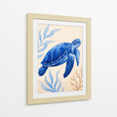 Tortuga Set de baño 1 - Dav Madrid | Cuadro decorativo de Canvas Lab