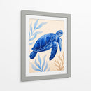 Tortuga Set de baño 1 - Dav Madrid | Cuadro decorativo de Canvas Lab