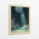Cascadas de líneas de colores - DIEGO D L | Cuadro decorativo de Canvas Lab