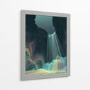 Cascadas de líneas de colores - DIEGO D L | Cuadro decorativo de Canvas Lab