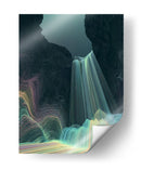 Cascadas de líneas de colores - DIEGO D L | Cuadro decorativo de Canvas Lab