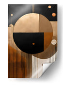 Lluvia Negra y Oro - DEA Digital Esoteric Art | Cuadro decorativo de Canvas Lab