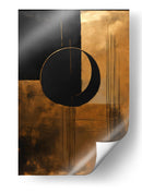 Eclipse Dorado - DEA Digital Esoteric Art | Cuadro decorativo de Canvas Lab