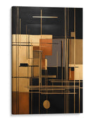 Formas Doradas Realistas - DEA Digital Esoteric Art | Cuadro decorativo de Canvas Lab