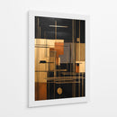 Formas Doradas Realistas - DEA Digital Esoteric Art | Cuadro decorativo de Canvas Lab