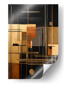 Formas Doradas Realistas - DEA Digital Esoteric Art | Cuadro decorativo de Canvas Lab