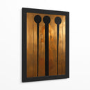 Tres Dimensiones Doradas - DEA Digital Esoteric Art | Cuadro decorativo de Canvas Lab