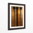 Tres Dimensiones Doradas - DEA Digital Esoteric Art | Cuadro decorativo de Canvas Lab