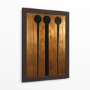 Tres Dimensiones Doradas - DEA Digital Esoteric Art | Cuadro decorativo de Canvas Lab