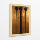 Tres Dimensiones Doradas - DEA Digital Esoteric Art | Cuadro decorativo de Canvas Lab