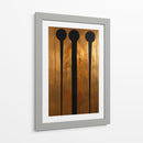 Tres Dimensiones Doradas - DEA Digital Esoteric Art | Cuadro decorativo de Canvas Lab