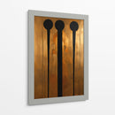 Tres Dimensiones Doradas - DEA Digital Esoteric Art | Cuadro decorativo de Canvas Lab