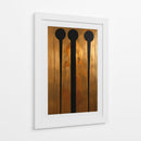 Tres Dimensiones Doradas - DEA Digital Esoteric Art | Cuadro decorativo de Canvas Lab