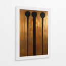 Tres Dimensiones Doradas - DEA Digital Esoteric Art | Cuadro decorativo de Canvas Lab