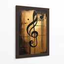Clave de Sol Musical - DEA Digital Esoteric Art | Cuadro decorativo de Canvas Lab
