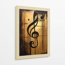 Clave de Sol Musical - DEA Digital Esoteric Art | Cuadro decorativo de Canvas Lab