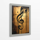 Clave de Sol Musical - DEA Digital Esoteric Art | Cuadro decorativo de Canvas Lab