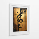 Clave de Sol Musical - DEA Digital Esoteric Art | Cuadro decorativo de Canvas Lab