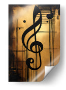 Clave de Sol Musical - DEA Digital Esoteric Art | Cuadro decorativo de Canvas Lab