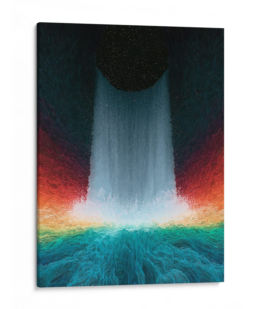 Cascadas subterráneas - DIEGO D L | Cuadro decorativo de Canvas Lab