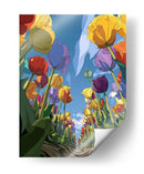 Surcos de tulipanes - DIEGO D L | Cuadro decorativo de Canvas Lab
