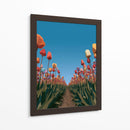 Surcos de tulipanes coloridos - DIEGO D L | Cuadro decorativo de Canvas Lab