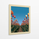 Surcos de tulipanes coloridos - DIEGO D L | Cuadro decorativo de Canvas Lab