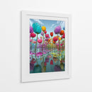 Flores en la naturaleza acuática - DIEGO D L | Cuadro decorativo de Canvas Lab