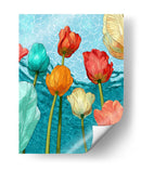 Flores acuáticas - DIEGO D L | Cuadro decorativo de Canvas Lab
