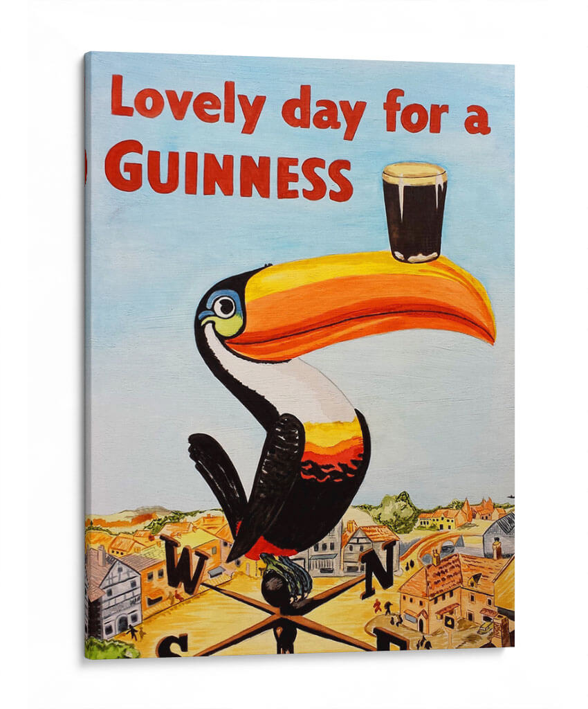 Toucan Guinness | Cuadro decorativo de Canvas Lab