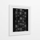 Caos Elemental - Puffy Design | Cuadro decorativo de Canvas Lab