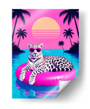 Crucero Neón - Puffy Design | Cuadro decorativo de Canvas Lab