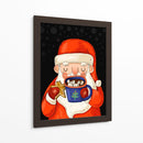 Santa Calientito - Puffy Design | Cuadro decorativo de Canvas Lab