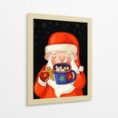 Santa Calientito - Puffy Design | Cuadro decorativo de Canvas Lab