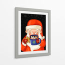 Santa Calientito - Puffy Design | Cuadro decorativo de Canvas Lab