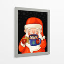 Santa Calientito - Puffy Design | Cuadro decorativo de Canvas Lab