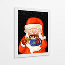 Santa Calientito - Puffy Design | Cuadro decorativo de Canvas Lab