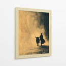 Silueta de torero y toro - DIEGO D L | Cuadro decorativo de Canvas Lab